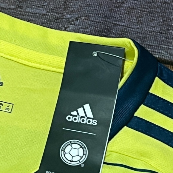 Colombia Soccer FIFA Adidas Climalite New Futbol Soccer Mens Jersey - Picture 7 of 7
